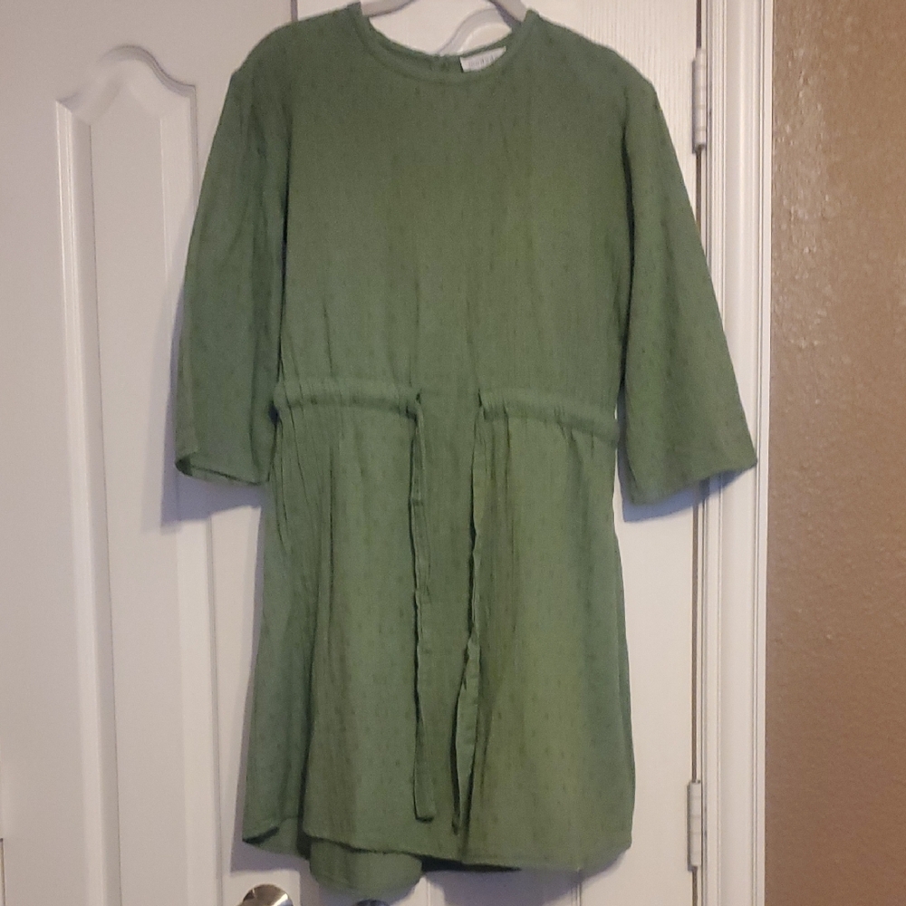 Mododco Dress Mint Moss Size Small
